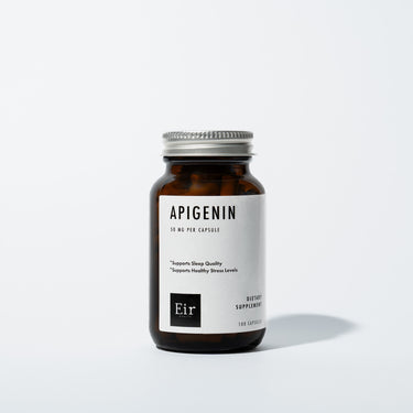 Słoiczek z apigeniną w kapsułkach firmy Eir Health