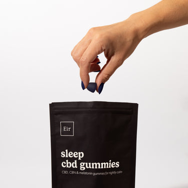 Żelki z melatoniną, CBD i CBN na sen